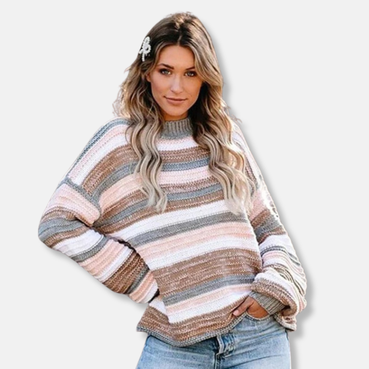 Drune | Strickpullover - Weicher Strick - Oversize Fit - Rundhalsausschnitt - Lange Ärmel