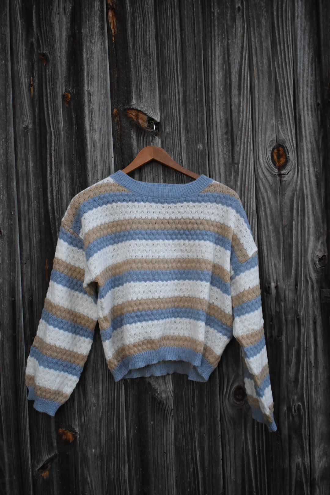 Drune | Bequemer gestreifter Strickpullover ideal für den Winter