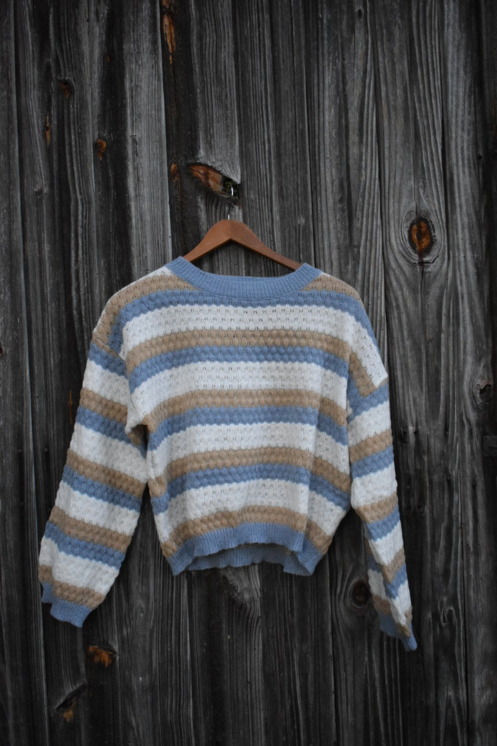 Drune | Bequemer gestreifter Strickpullover ideal für den Winter