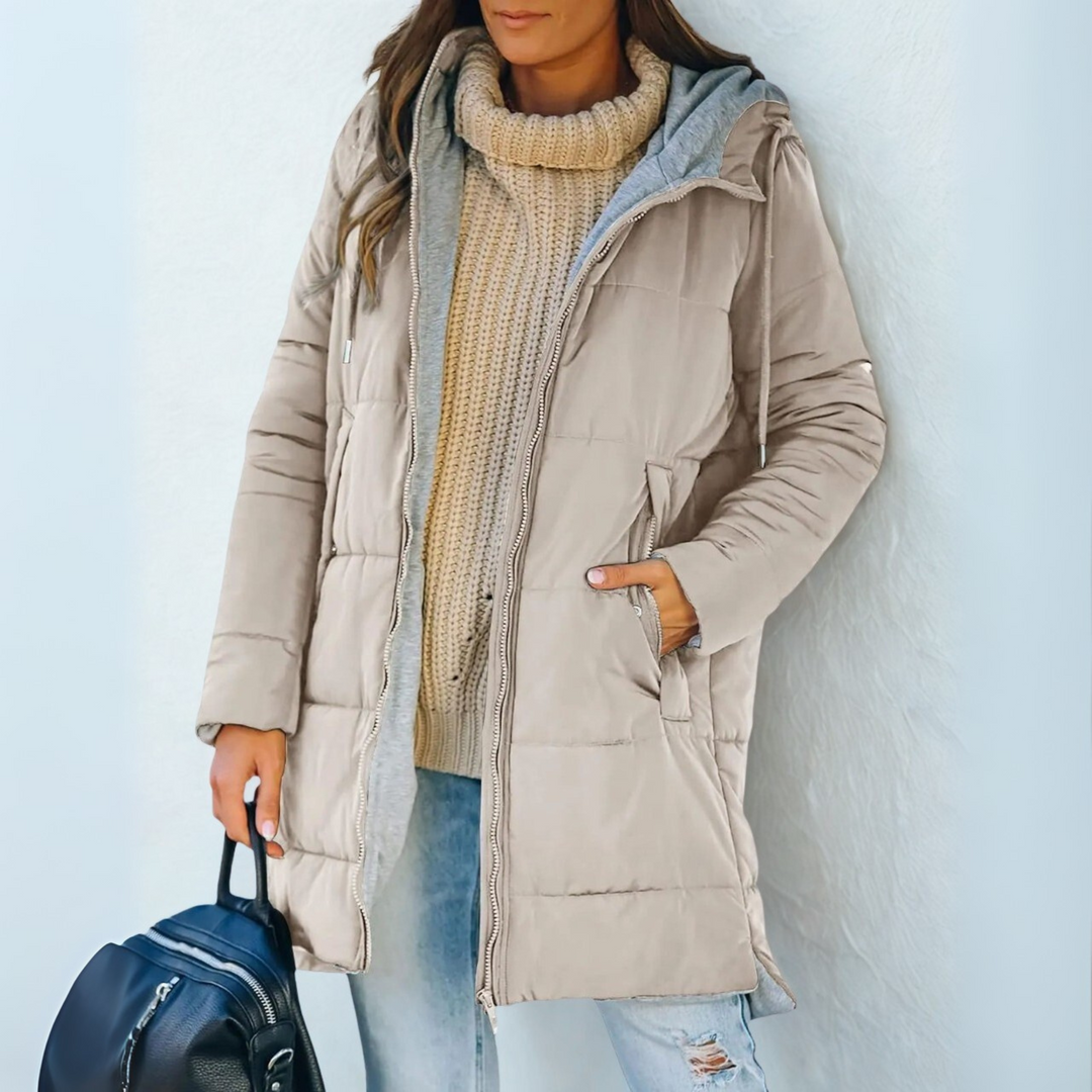 Drune | Leichte gepolsterte Jacke mit Kapuze
