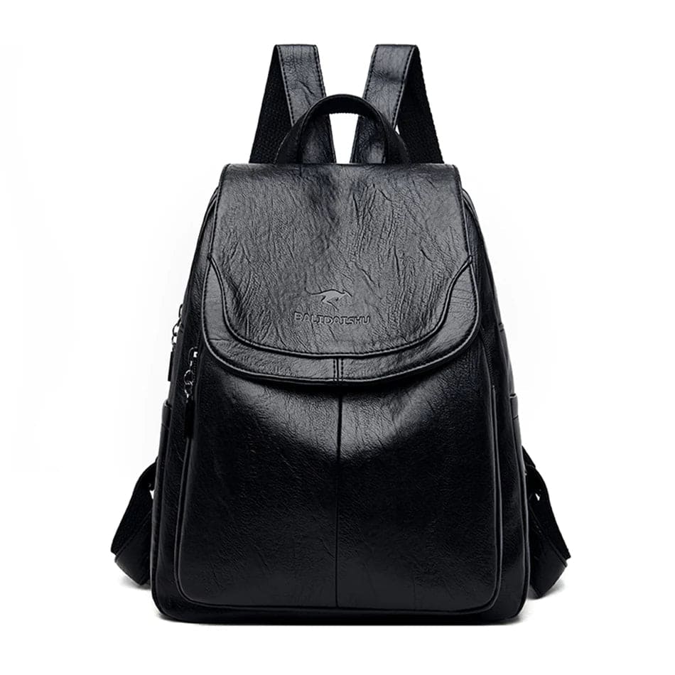 Damen Diebstahlsicherer Lederrucksack Für Stilvolle Frauen