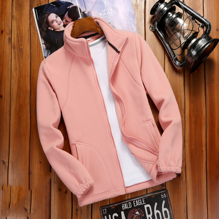 Drune | Fleecejacke Damen Reißverschluss-Fleece mit Stehkragen