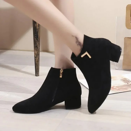 Drune | Stiefeletten Mit Spitzem Schuh Und Seitenreißverschluss Damen Stiefeletten