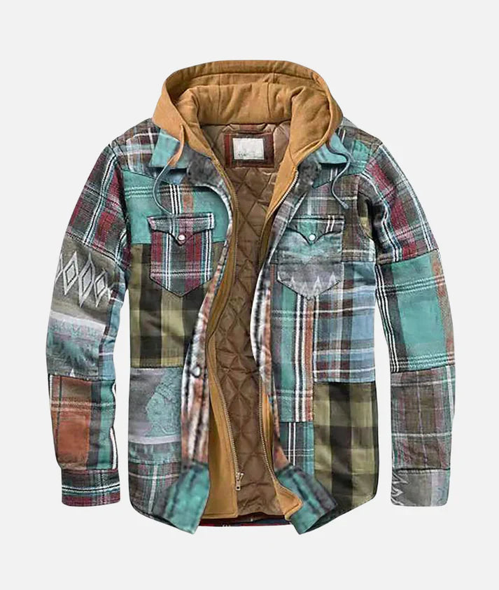 Drune | Gepunktete Jacke mit Kapuze
