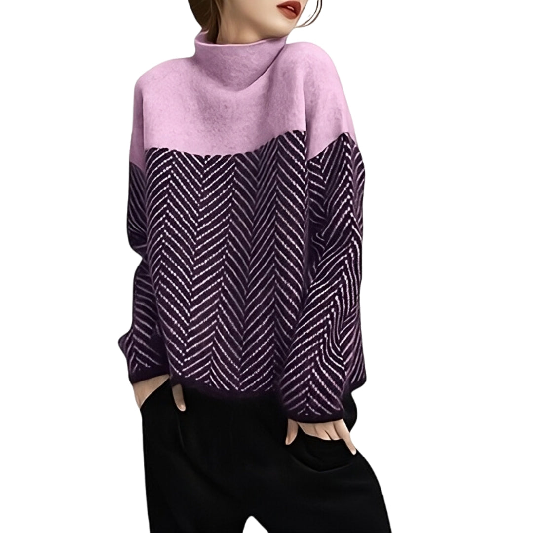 Drune | Eleganter Wollrollkragenpullover für Damen - Stilvoller und wärmer Pullover