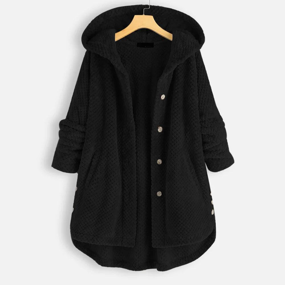 Drune | Fleece Kapuzenjacke