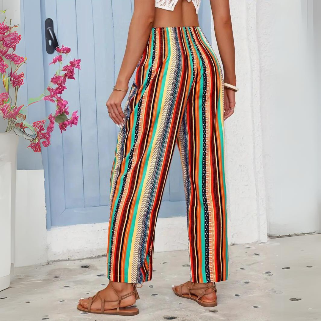 Hose | Stilvolle Damen-Hose mit Kordelzug für den täglichen Gebrauch