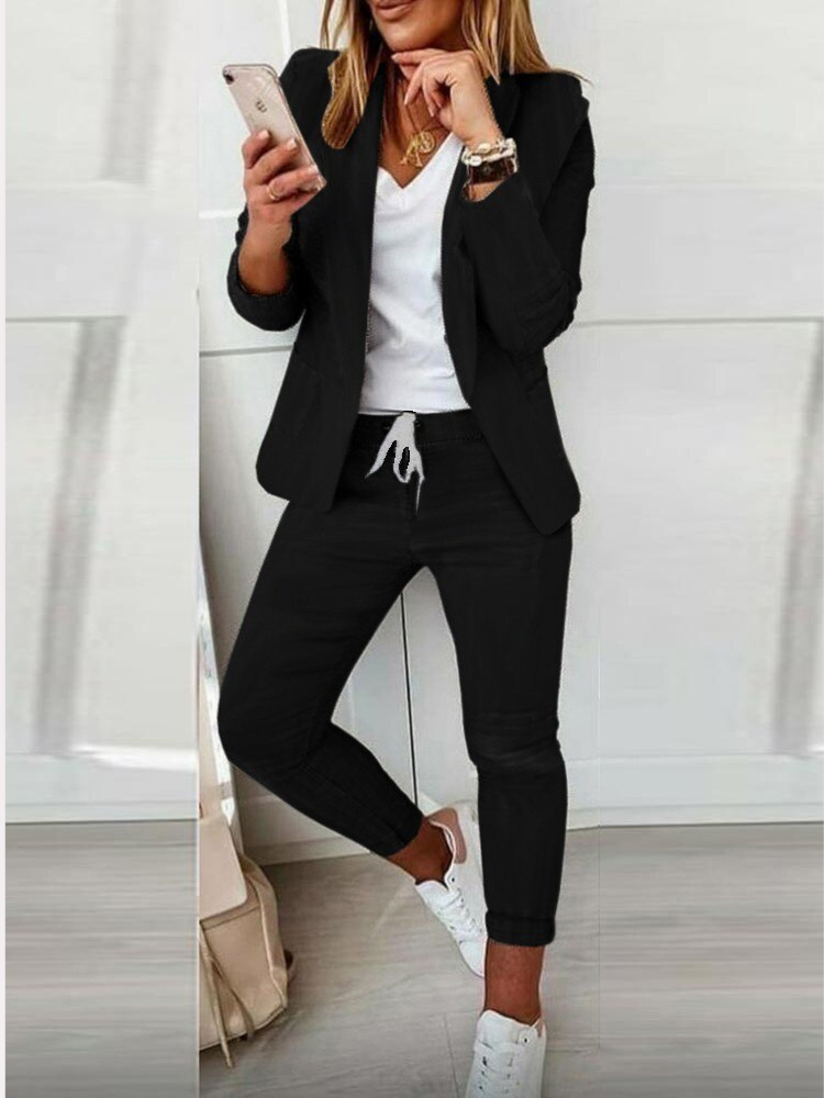 Drune | Elegantes Blazer Set (BLAZER + HOSE)