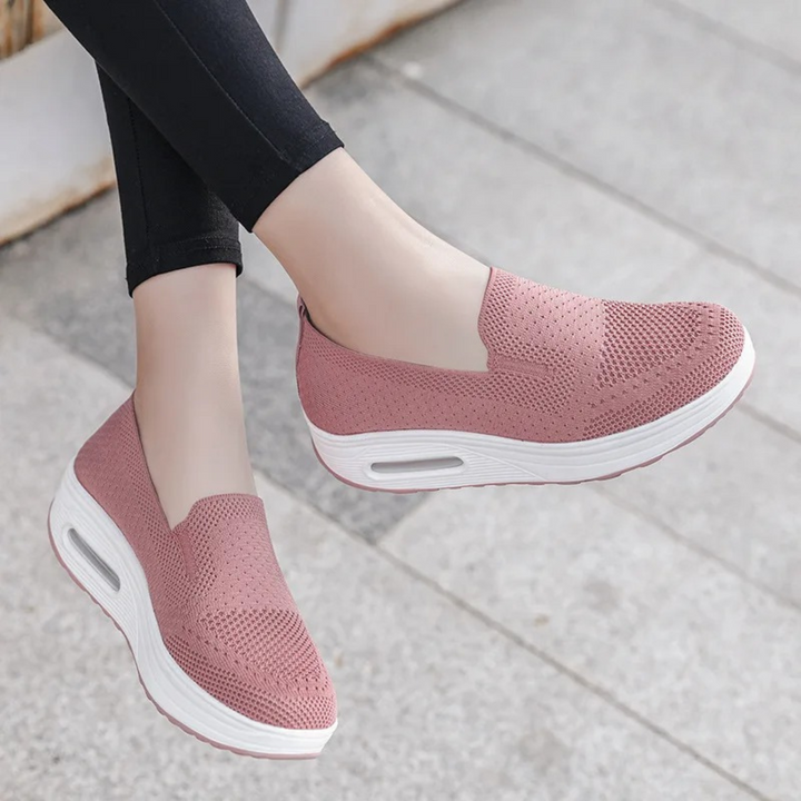 Drune – Luftgepolsterte, atmungsaktive, einfarbige Damen-Slipper