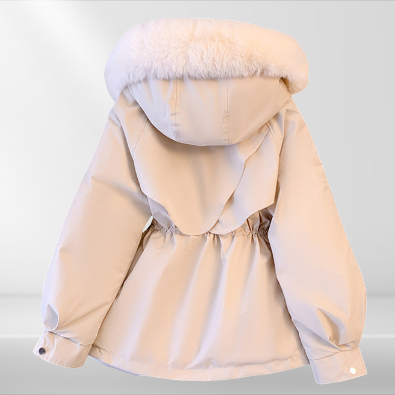 Drune | Damen-Daunenjacke mit abnehmbaren Kragen
