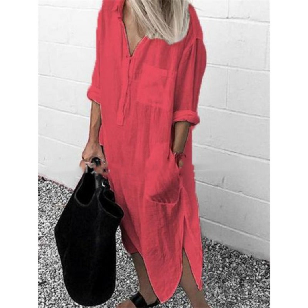 Drune | Stilvolle Lange Sommerkleid