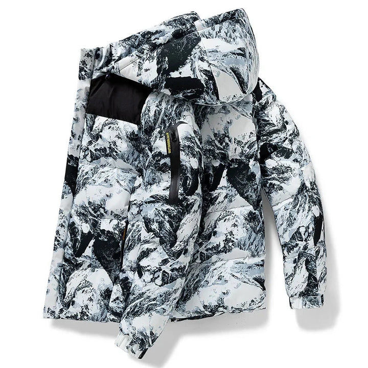 Drune | Herren Daunenjacke mit Kapuze