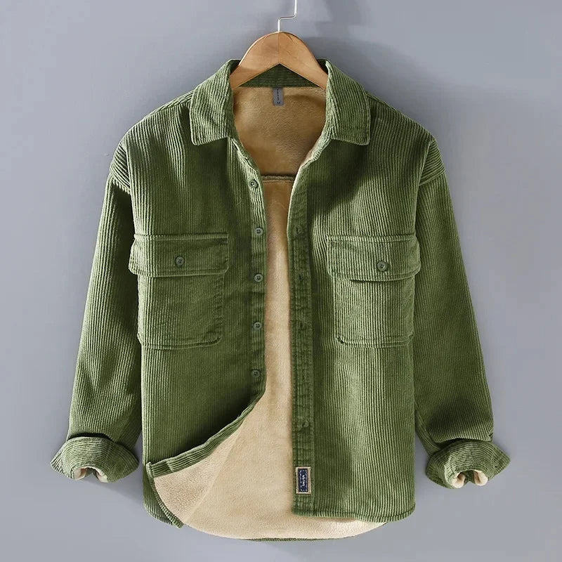 Drune | Fleecegefütterte Cordjacke