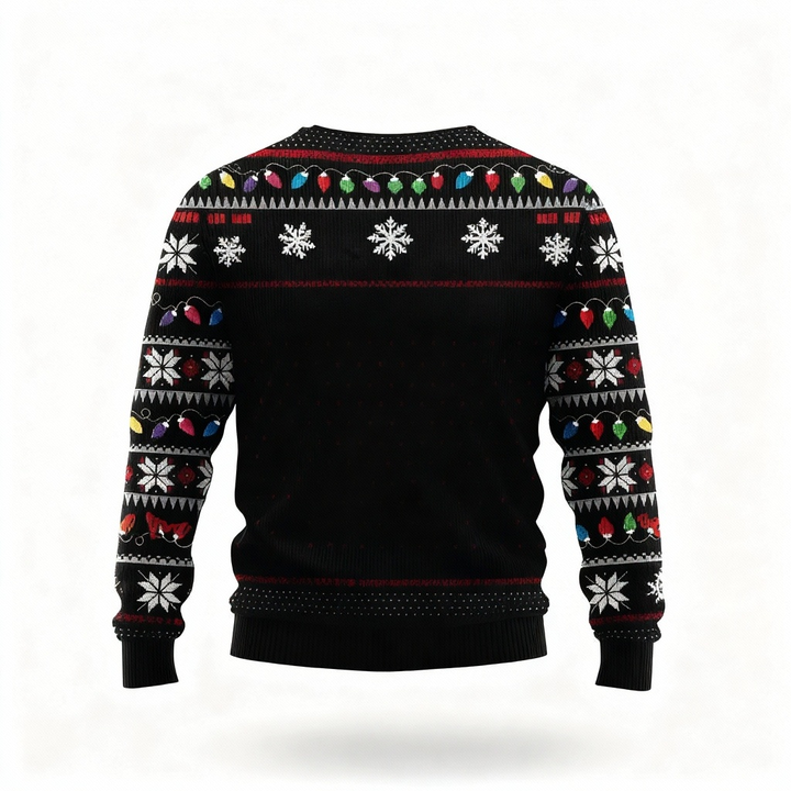 Drune | Xmas Tier- & Geschenkdruck - Hässlicher Weihnachtsikonen-Mash-Up Hässlicher Pullover