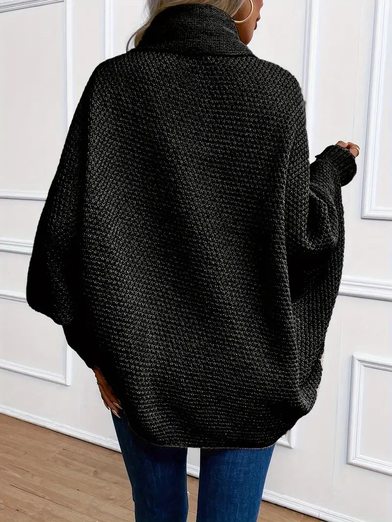 Drune | Lässige Oversized Gestrickte Weste Für Damen
