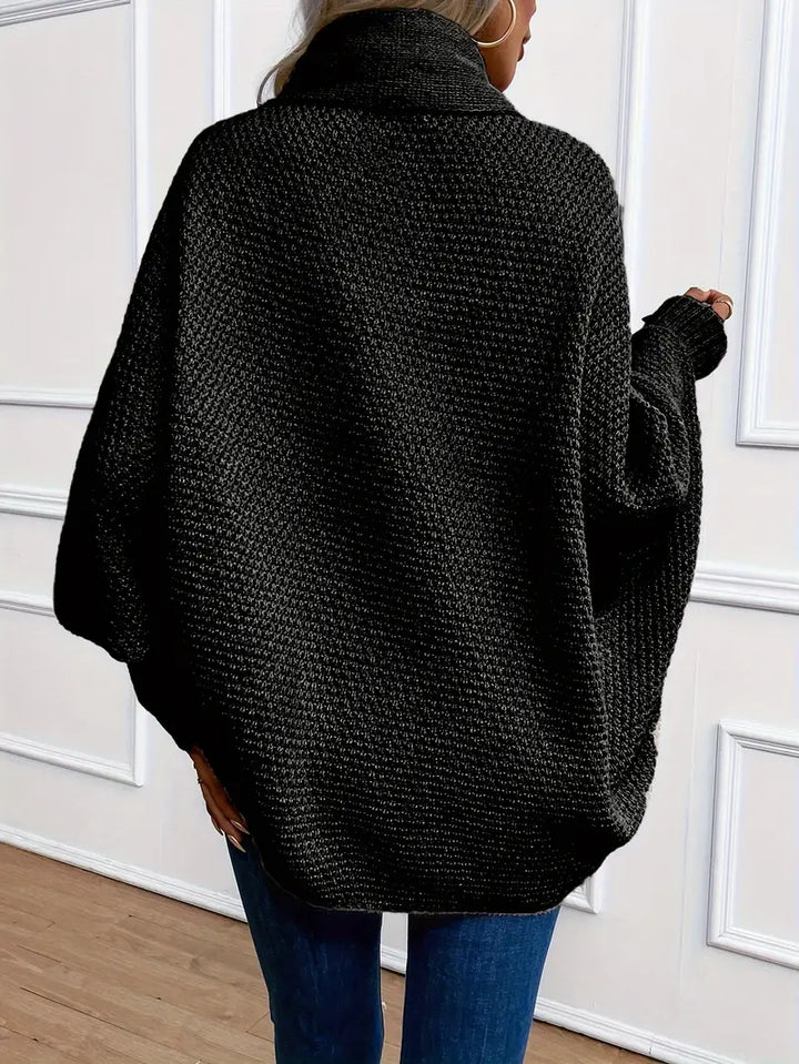 Drune | Lässige Oversized Gestrickte Weste Für Damen