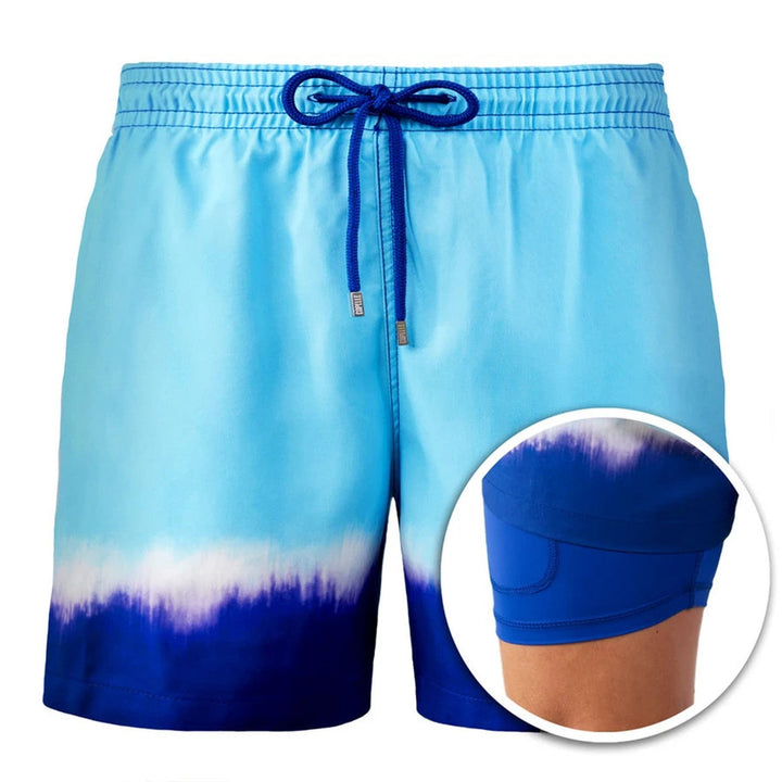 Drune | Doppellagige Strandshorts Für Herren