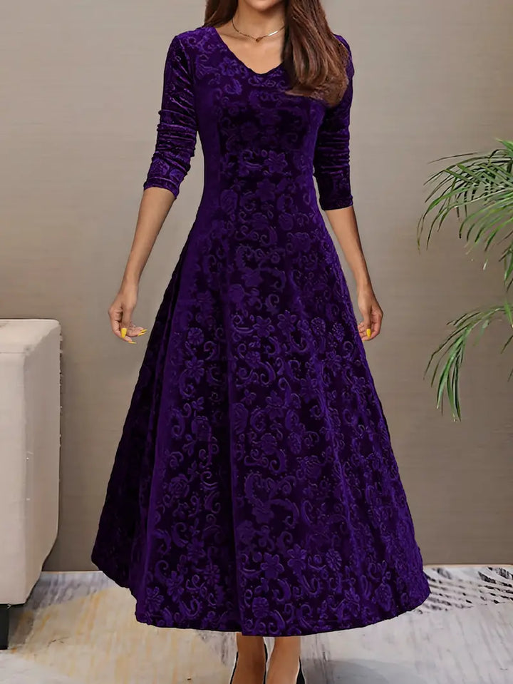 Drune - Elegantes ausgestelltes A-Linien-Kleid