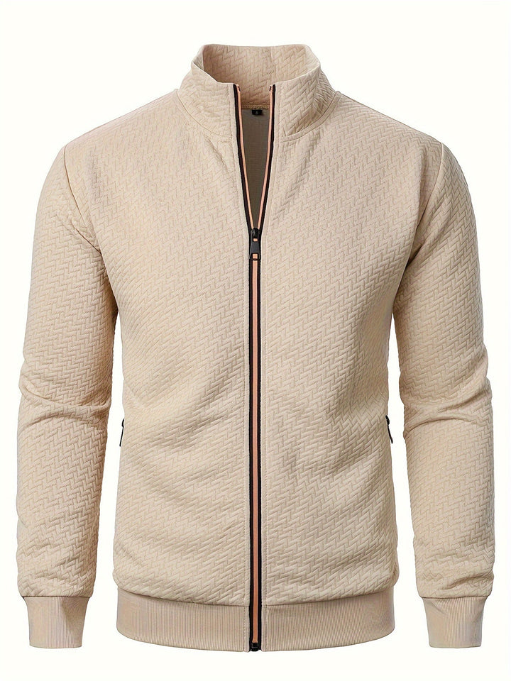 Drune | Leichtgewicht Jacke mit Strukturmuster Polyester Komfort und Stil