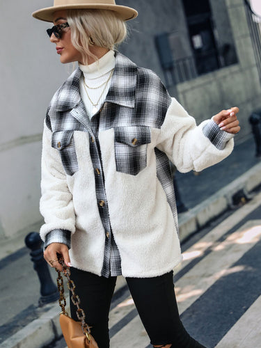 Drune | Karierte Fleecejacke