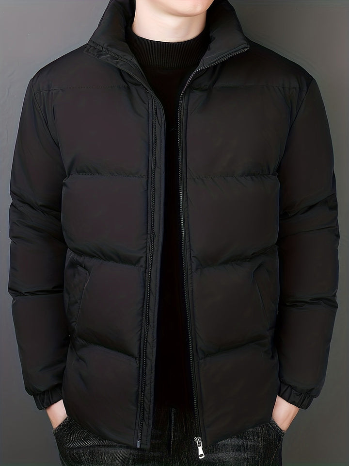 Drune | Windsbreaker Daunenjacke mit hohem Kragen für Männer - Perfekt für Herbst/Winter