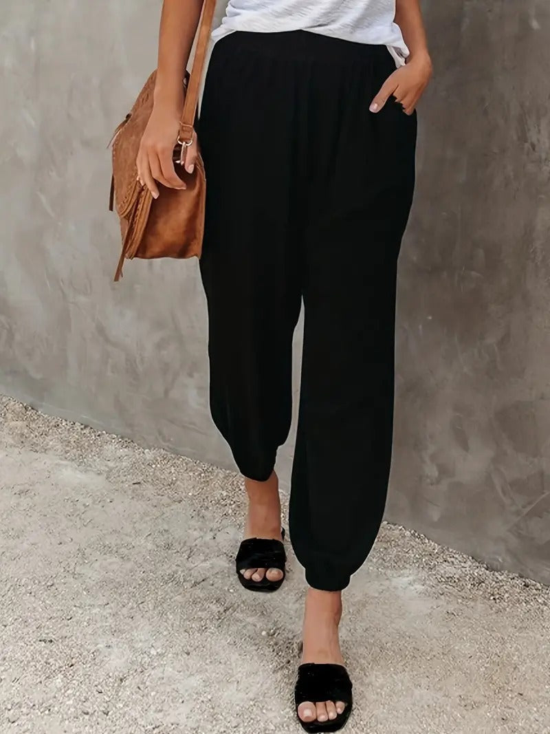 Drune - Lange Hose mit hoher Taille