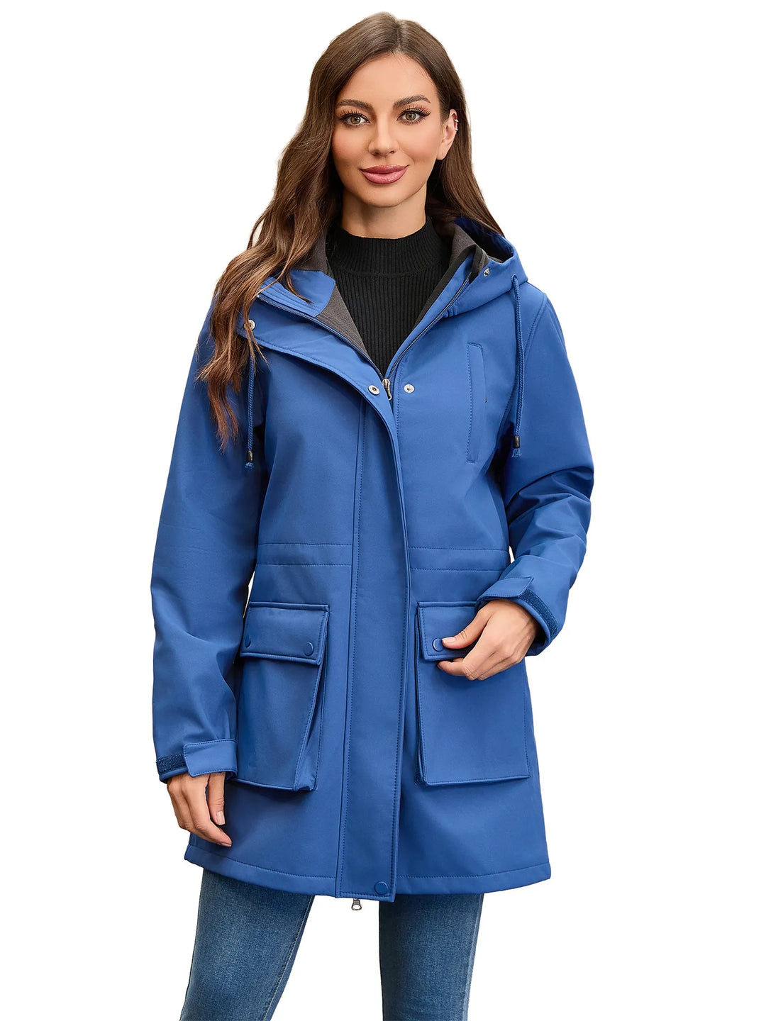 Drune | Wasserdichte Softshell-Damenjacke mit Kapuze