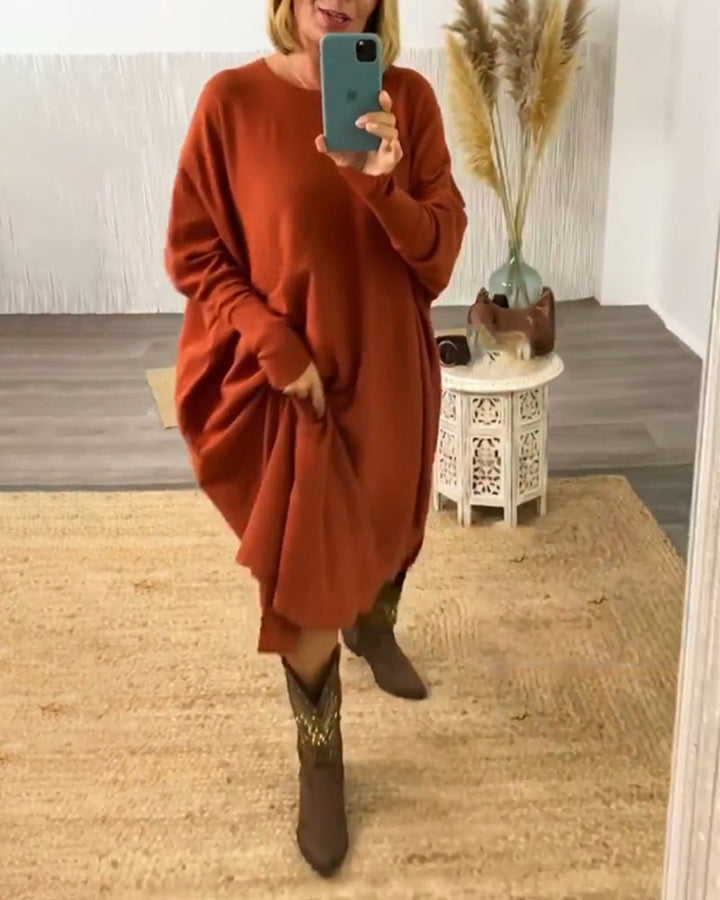 Drune | Pulloverkleid mit Fledermausärmeln