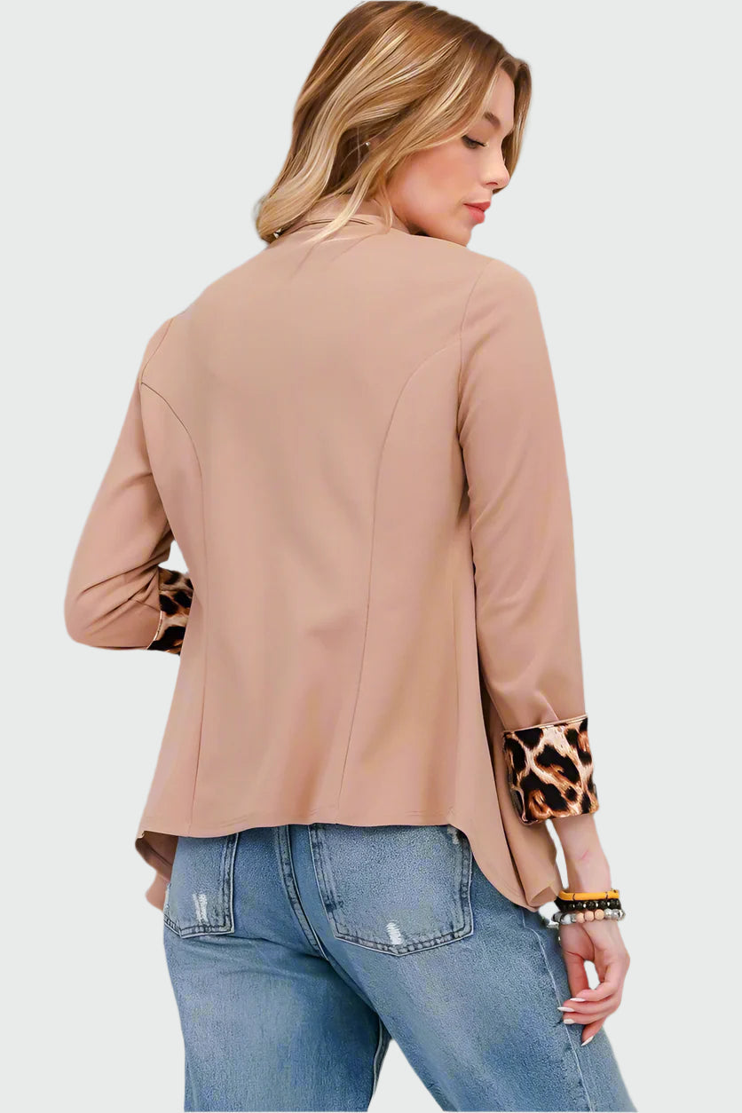 Drune | Freizeit Blazer mit Pantherdetail