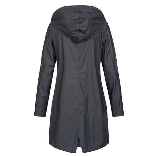 Drune | Damen Lange Herbstjacke Hoher Kragen