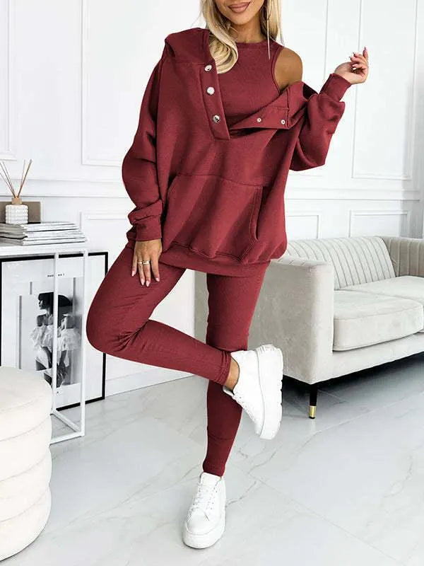 Drune | Damen-Set mit Kapuze und Hose