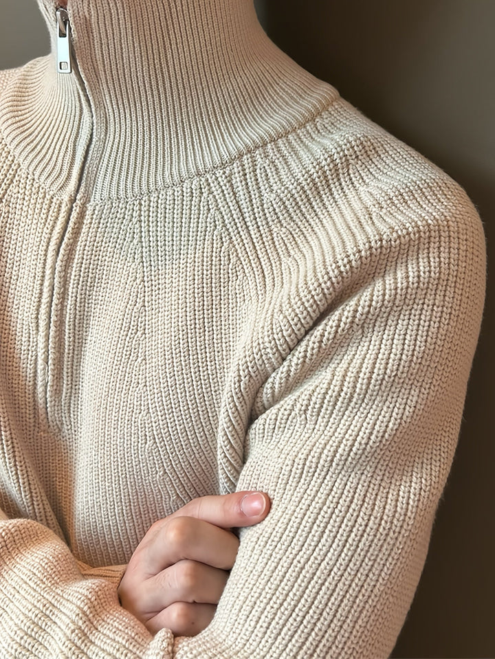Drune | Lässiger Pullover mit Reißverschluss für Männer
