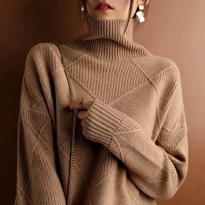 Drune | Weicher Cashmere Rollkragenpullover