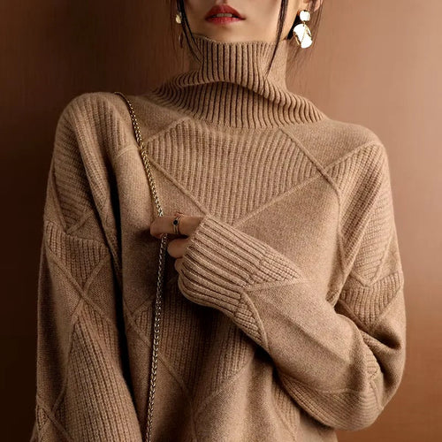Drune | Weicher Cashmere Rollkragenpullover