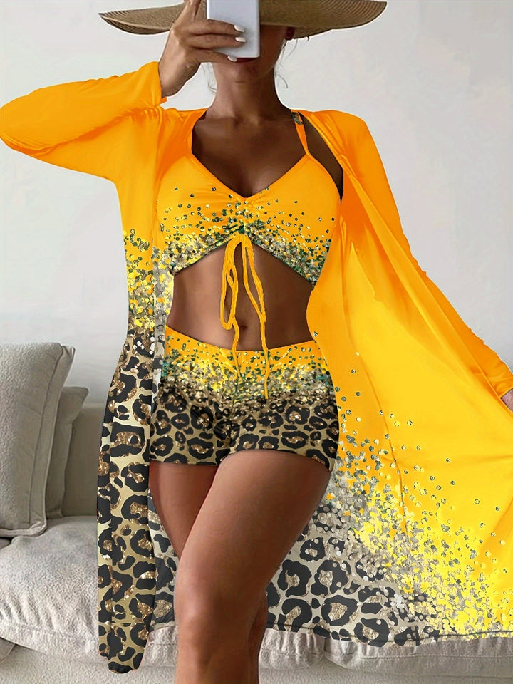 Drune | Bikinisatz Mit Leopardenmuster