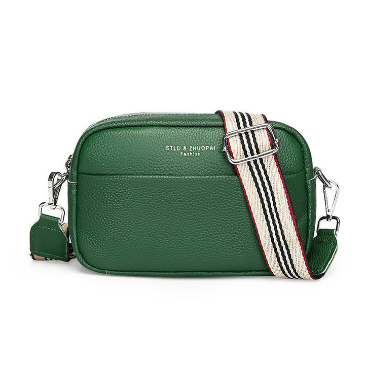 Drune | Schlichte Schultertasche Aus Veganem Leder Im Kleinen Quadratischen Format