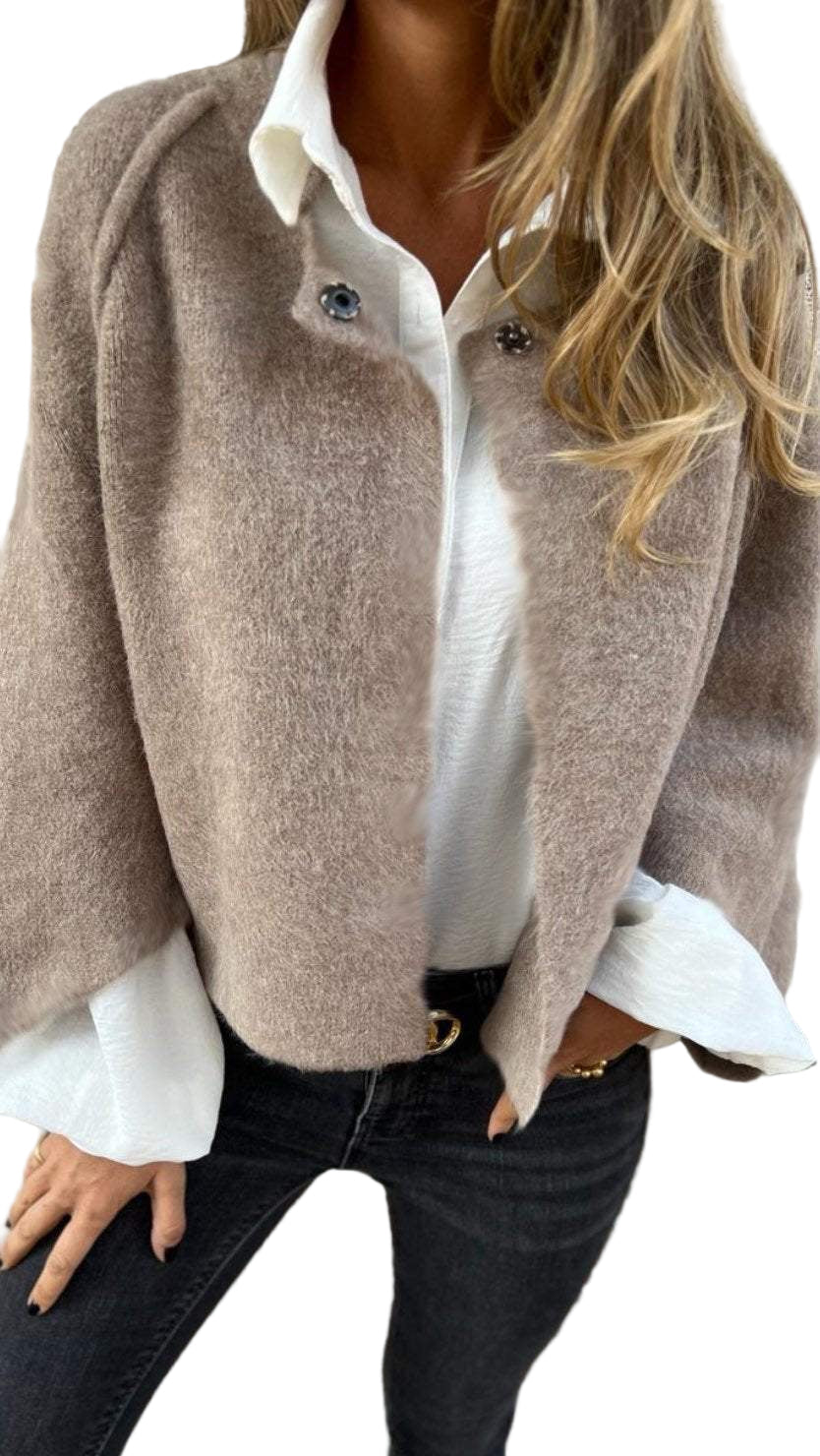 Drune | Cardigan - Weiches Strickmaterial - Langer Schnitt bis Oberschenkel - Vielseitig & bequem