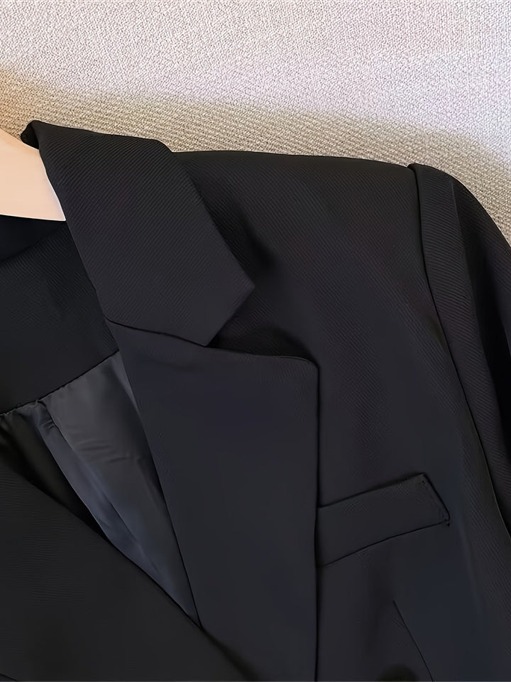 Drune | Eleganter Business Slim Blazer mit goldenen Knöpfen Ideal für alle Jahreszeiten
