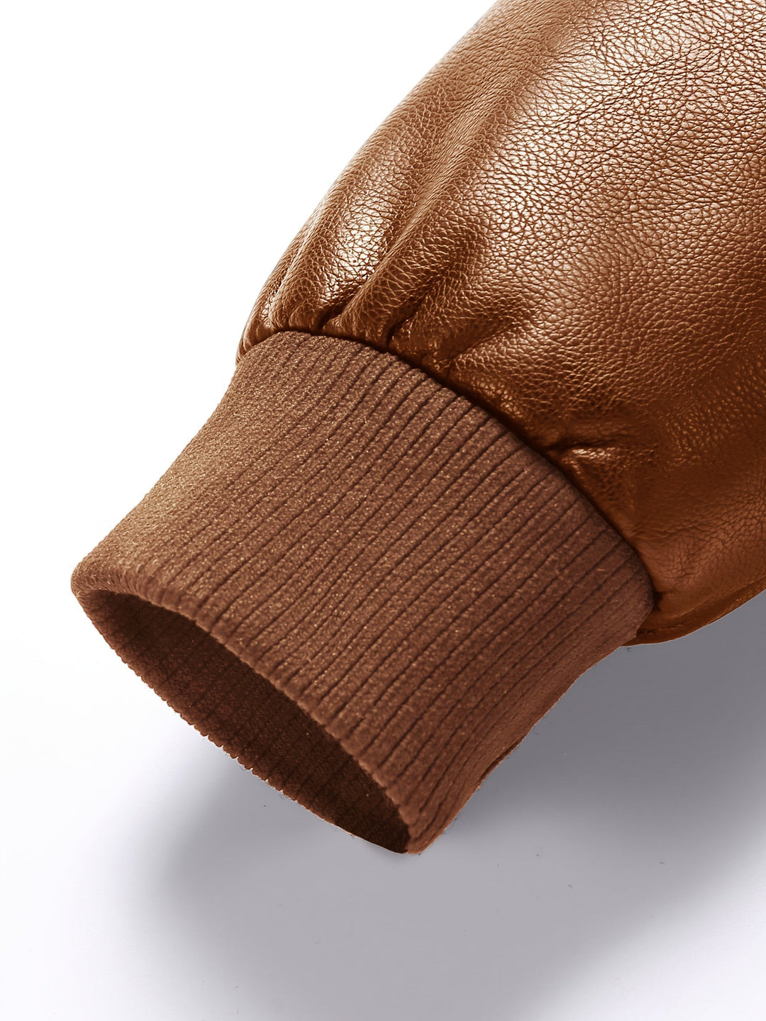 Drune |  Fleece PU Leder Winterjacke Für Herren - Perfekt für Outdoor-Aktivitäten
