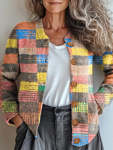 Drune | Karierten mehrfarbigen Jacke