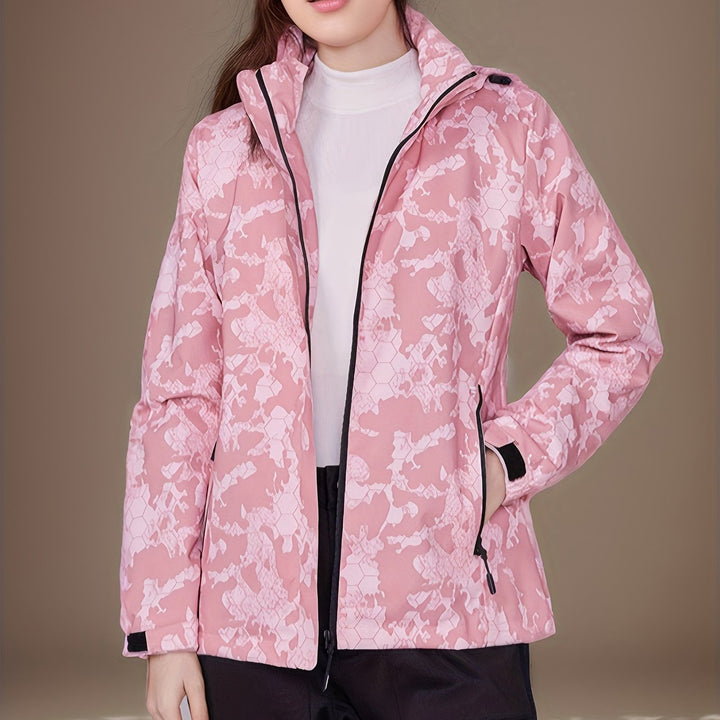 Drune | Winddichte Outdoor Jacke für Frauen Im Camouflage
