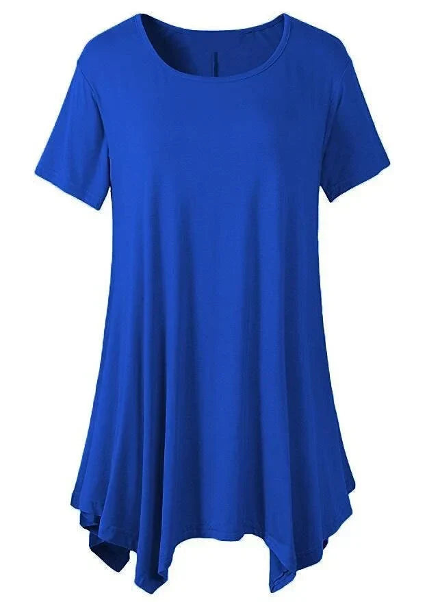 Drune | Sommerliches Loose Fit T-shirt Mit Kurzen Ärmeln