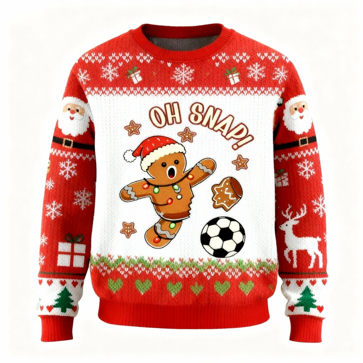 Drune | Süßes Cartoon-Muster Hässlicher Pullover - Unisex Weihnachtsfeier-Essential