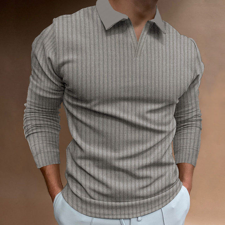 Drune - Lässiger Herrenpullover mit V-Ausschnitt