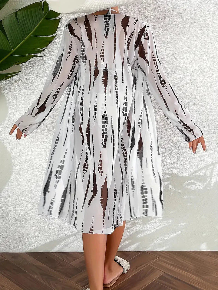 Drune | Stück Strandkleidung, Dreieck, Hoher Schnitt, Bikini-Set, Beach Cover Up