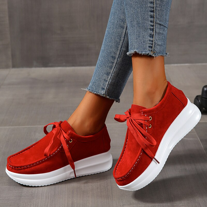 Drune | Stylische Dicke Wildlederschuhe Mit Rutschfester Sohle Und Bequemer Passform