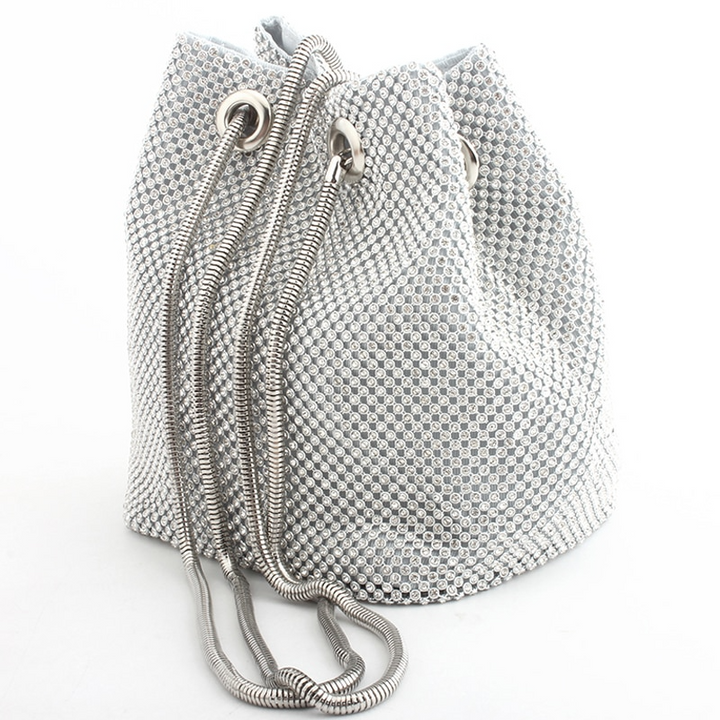 Drune | Schultertasche - Schwarz, Silber Gold - Luxus und Vielseitige Ausstrahlung