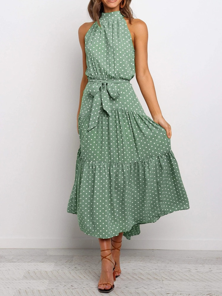 Drune | Polka Neckholder Kleid