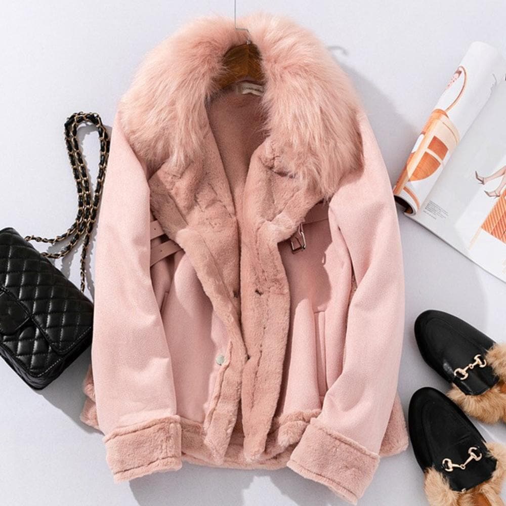 Drune | PRECIOSA SUEDE-JACKE MIT KUNSTLEDER