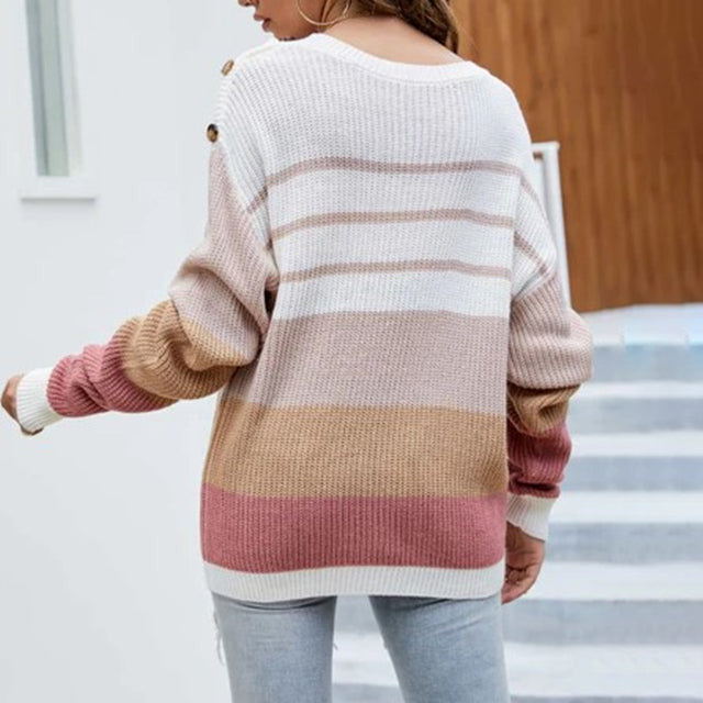 Drune | Patchwork Langarm Pullover
